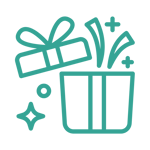 Enter the giveaway icon
