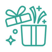 Enter the giveaway icon